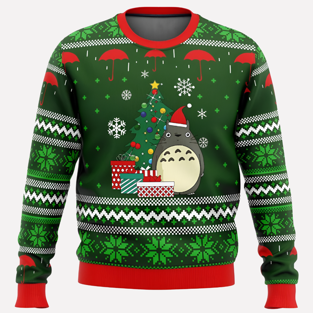 Wearclo | Unisex Ugly Christmas Sweater with Neon Design