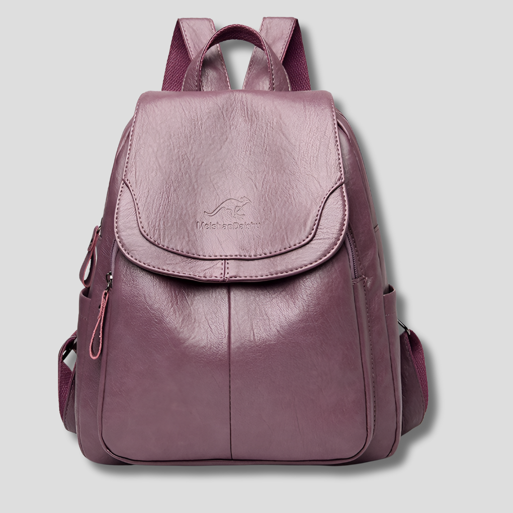 Wearclo | Women's Anti-Theft Backpack with Embossed Design