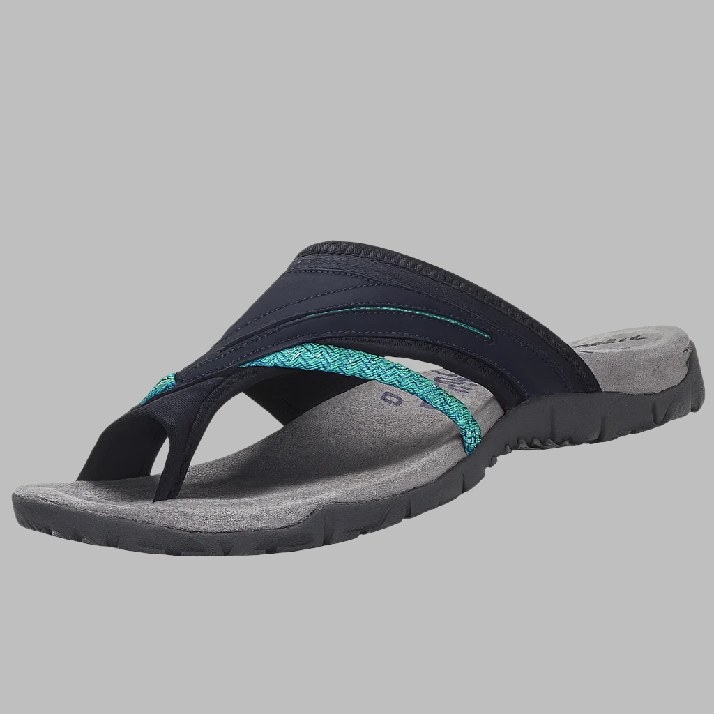 Wearclo | Women's Toe Post Sandals with Crossover Straps