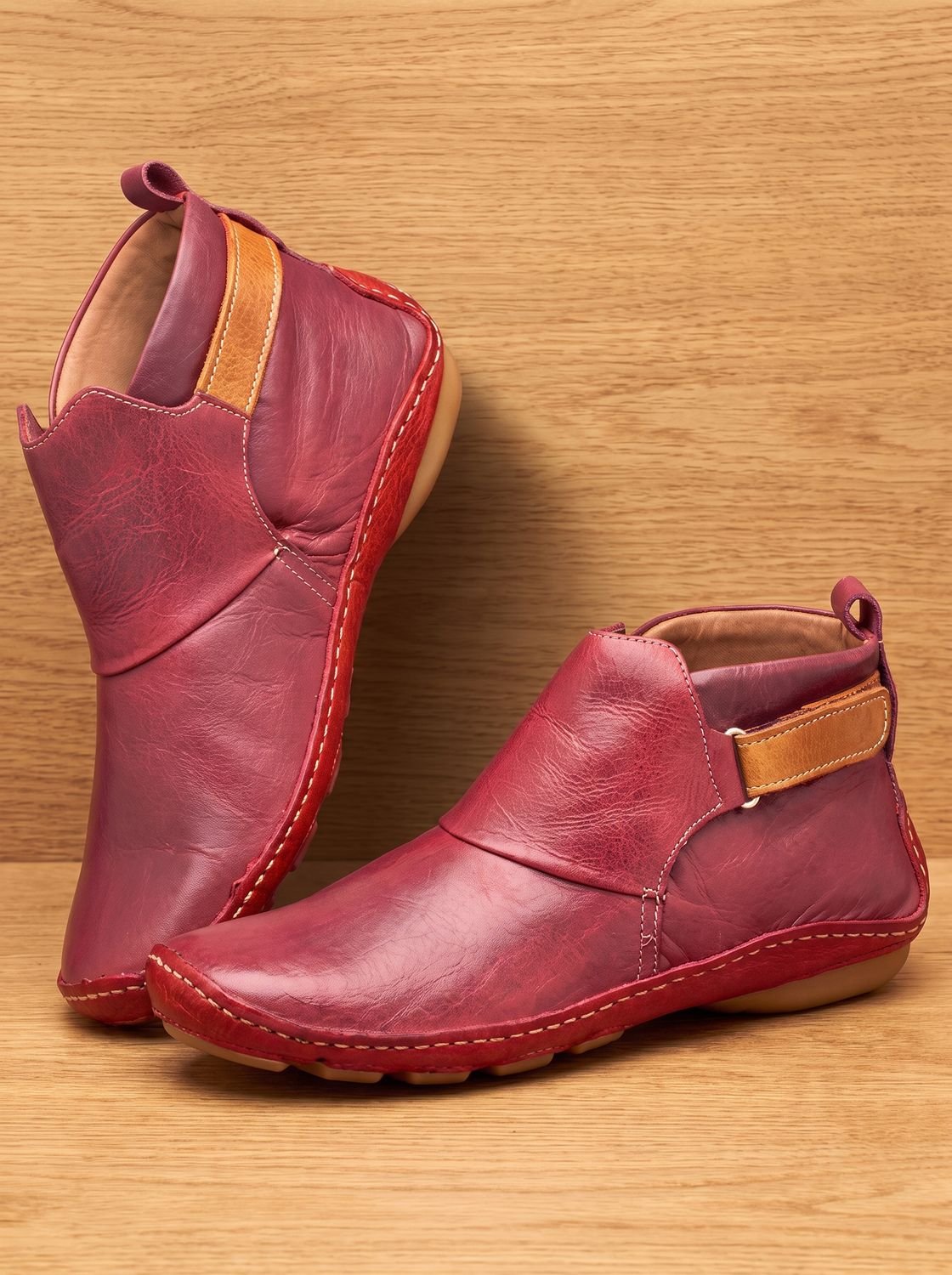 Women's Orthopedic Slip-On Flat Ankle Booties