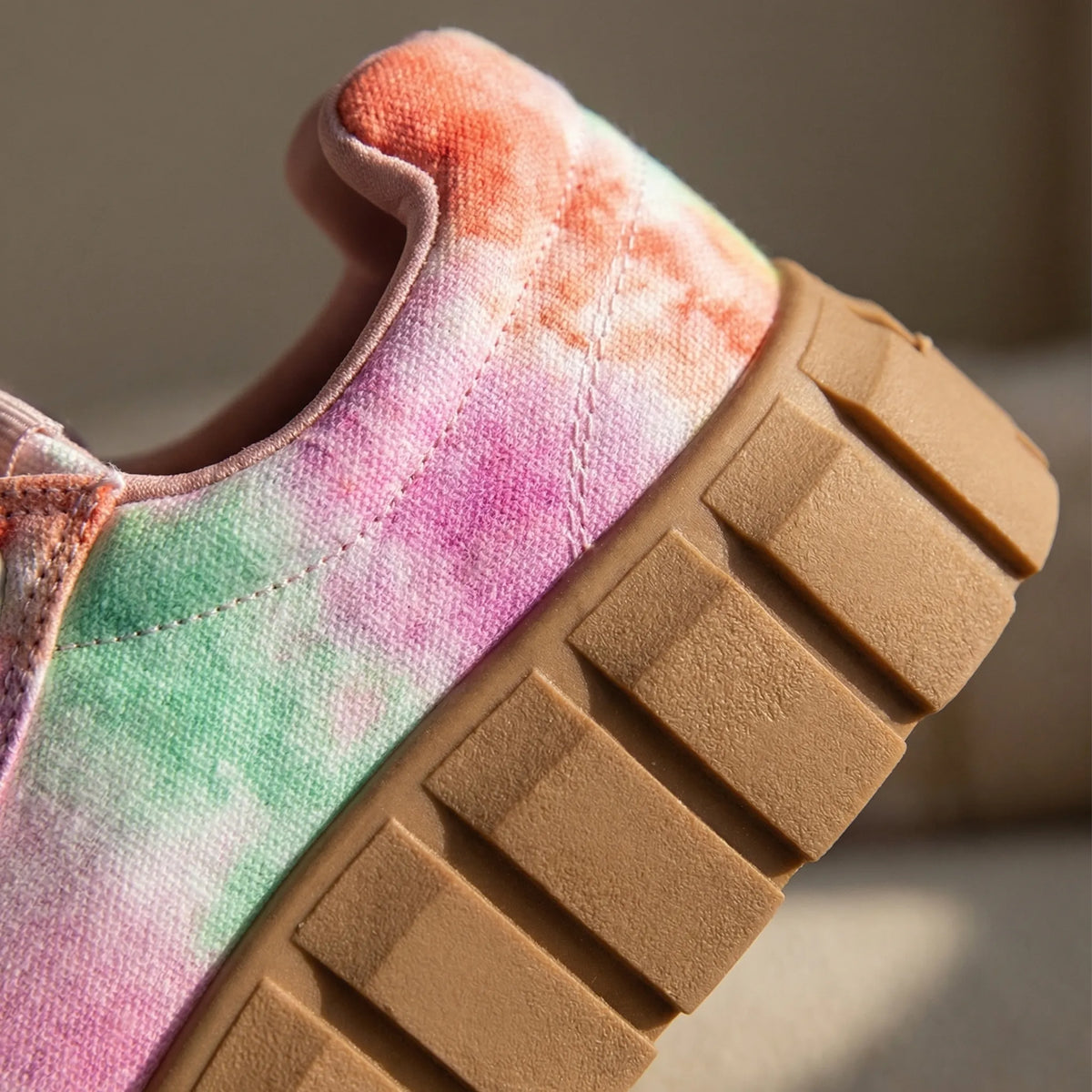 Women's Tie-Dye Chunky Platform Trainers