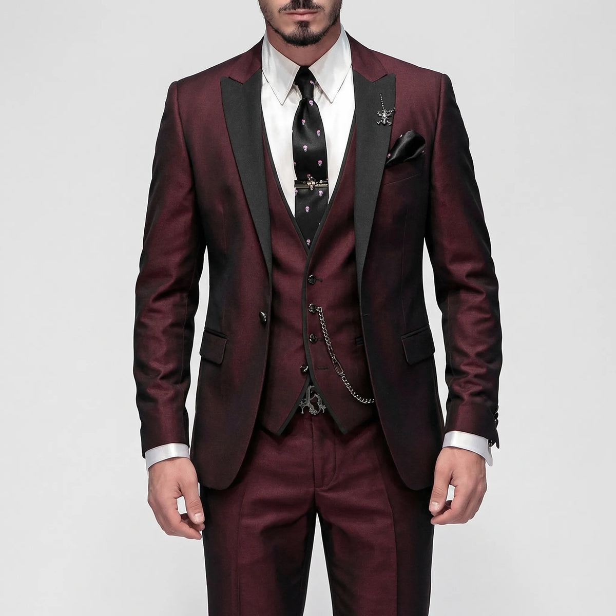 3-Piece Formal Slim Fit Suit