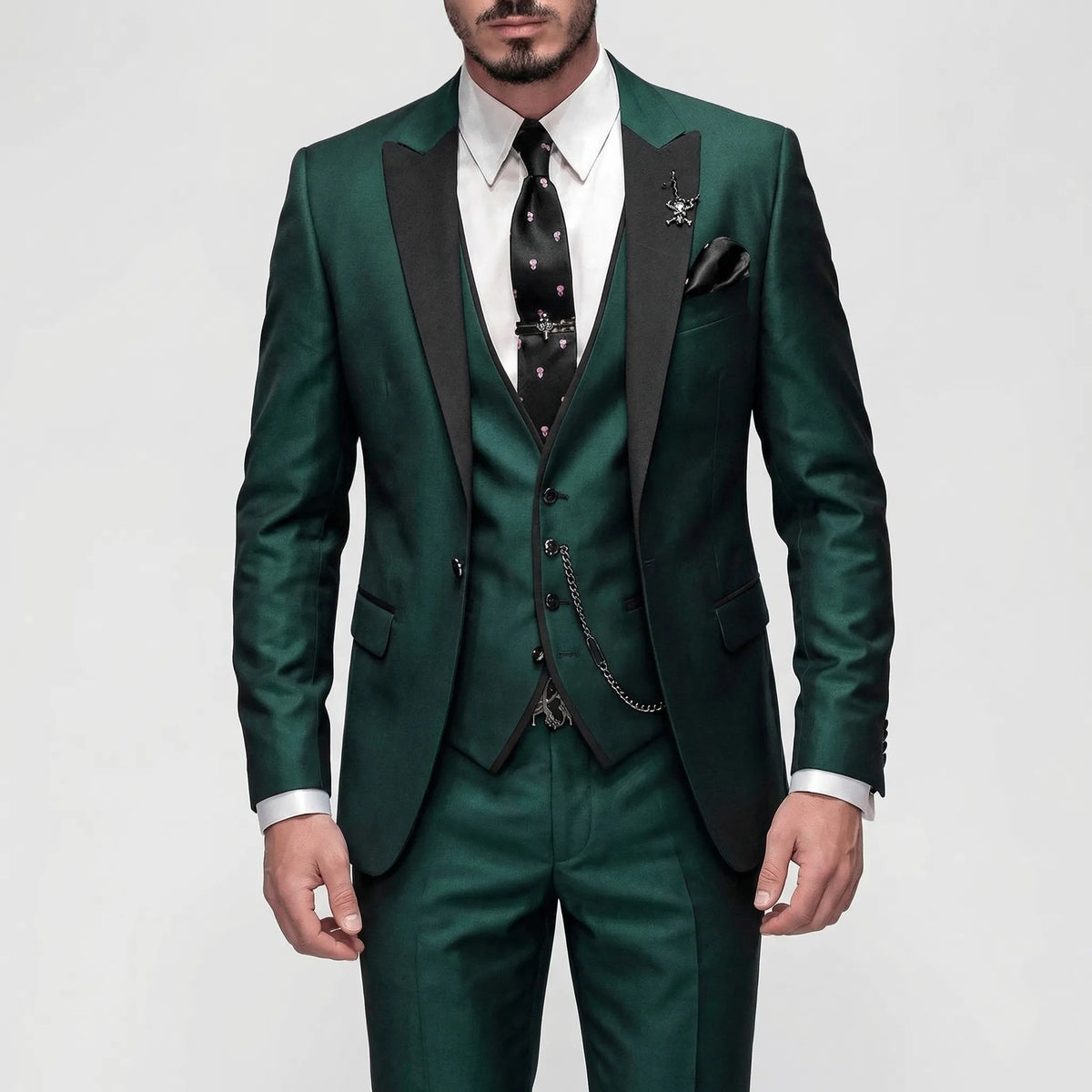 3-Piece Formal Slim Fit Suit
