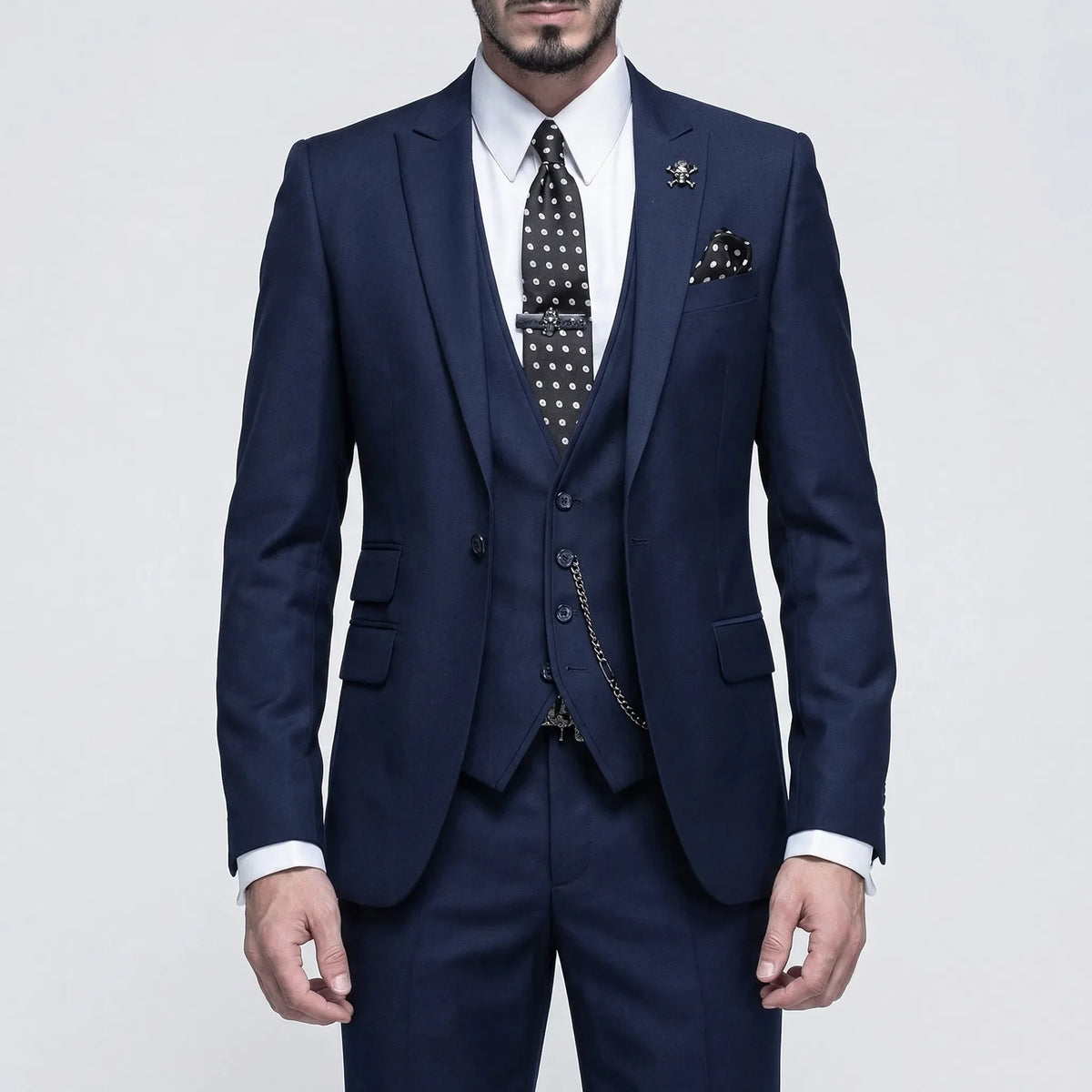 3-Piece Formal Slim Fit Suit