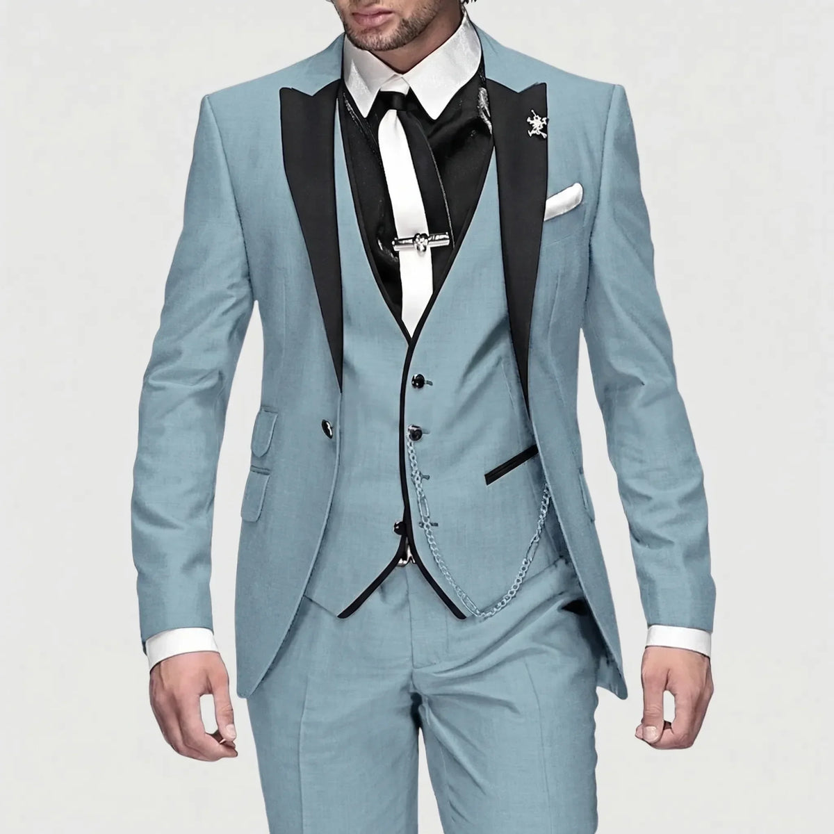 3-Piece Formal Slim Fit Suit