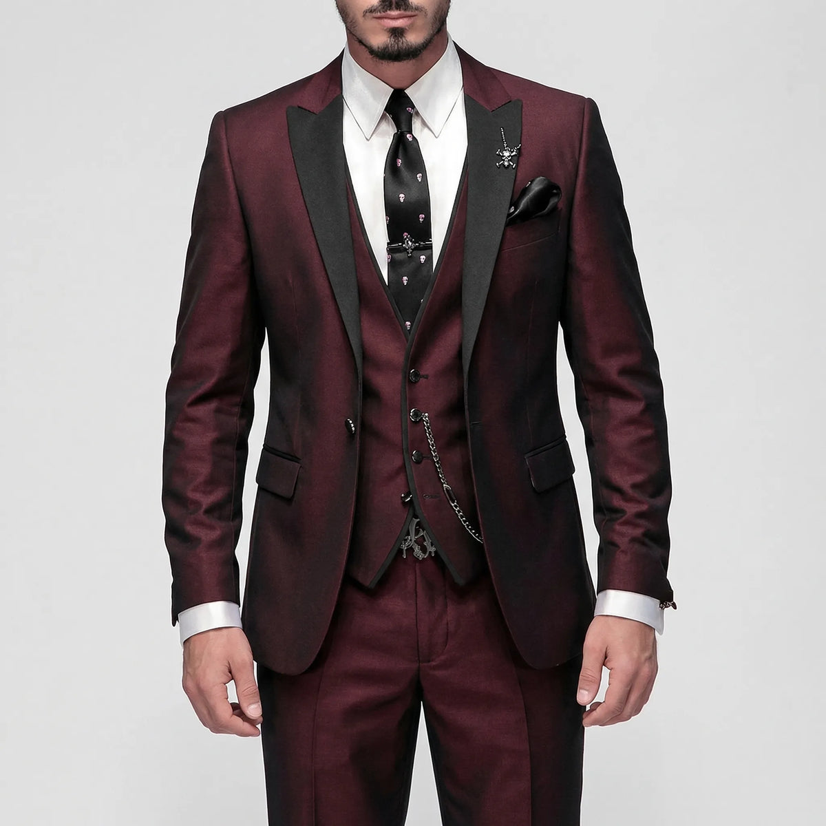 3-Piece Formal Slim Fit Suit