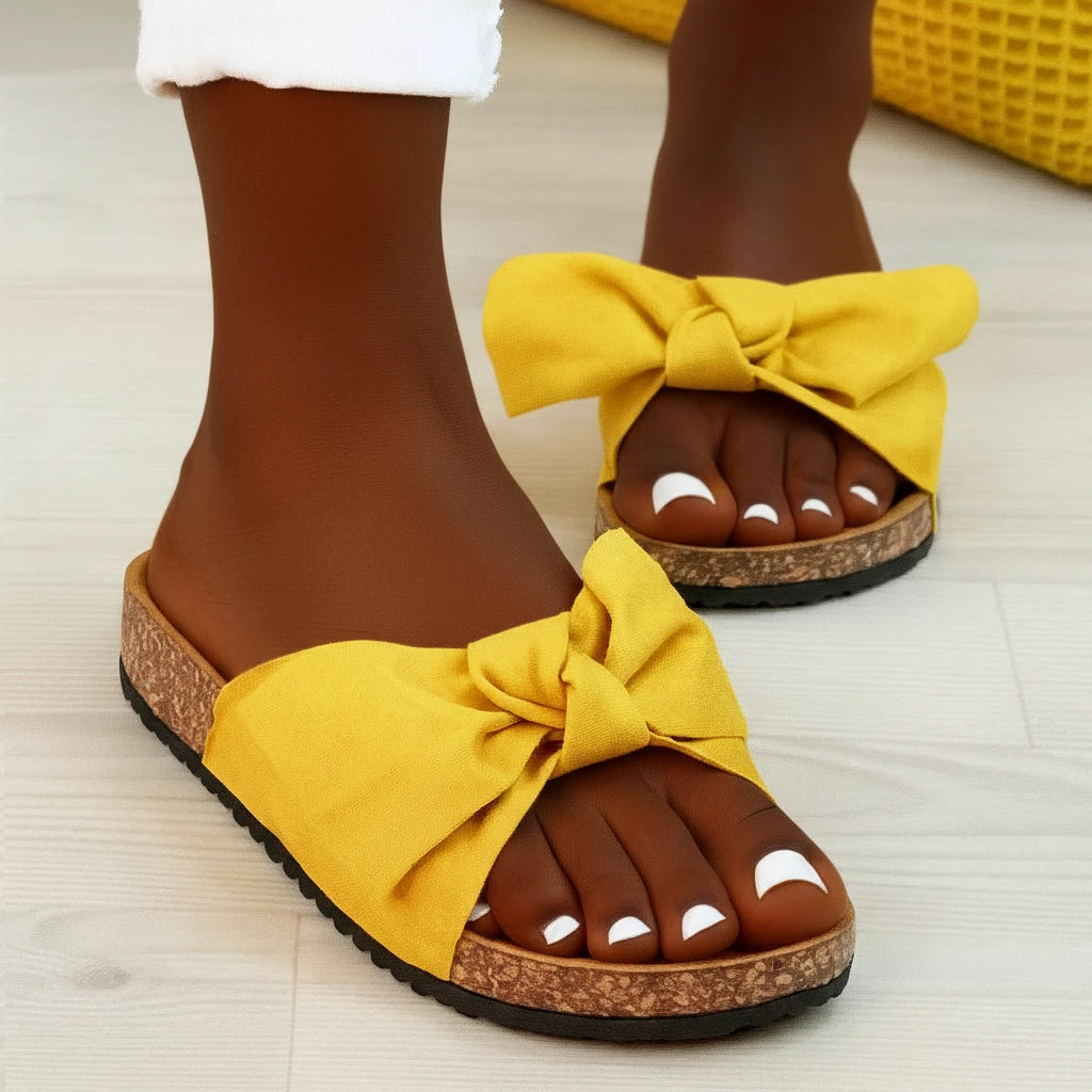 Latoya | Women's Bow Slip-On Sandals
