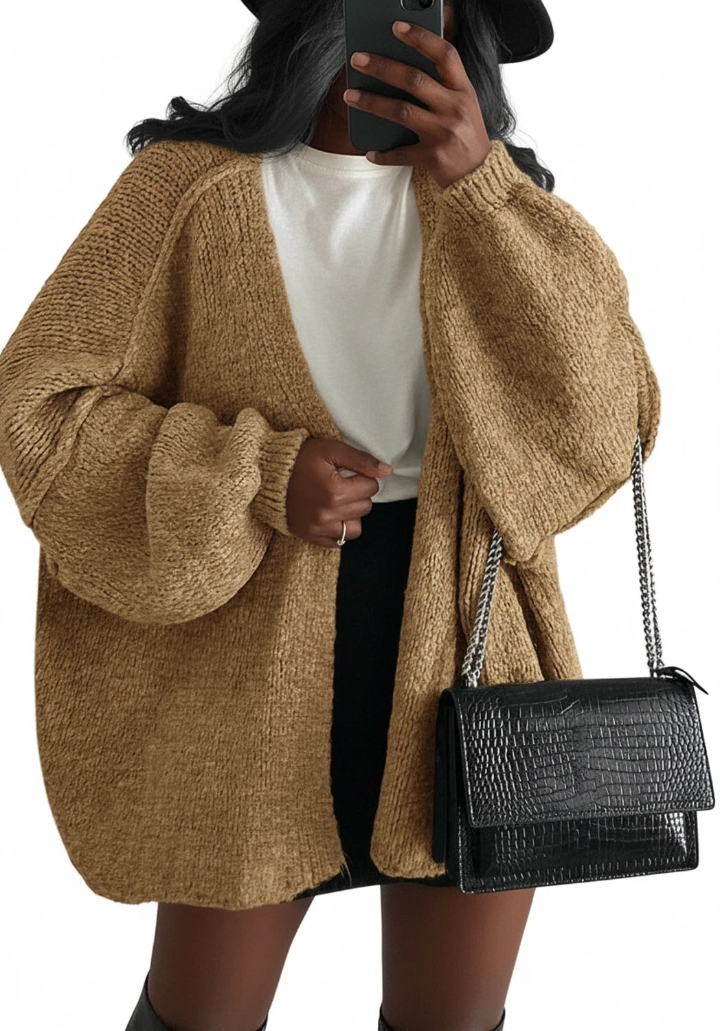 Shaniya | Women's Oversized Knit Cardigan