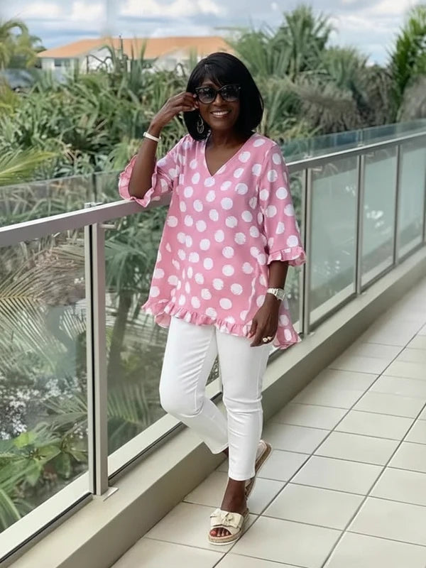 Women's Polka Dot Top
