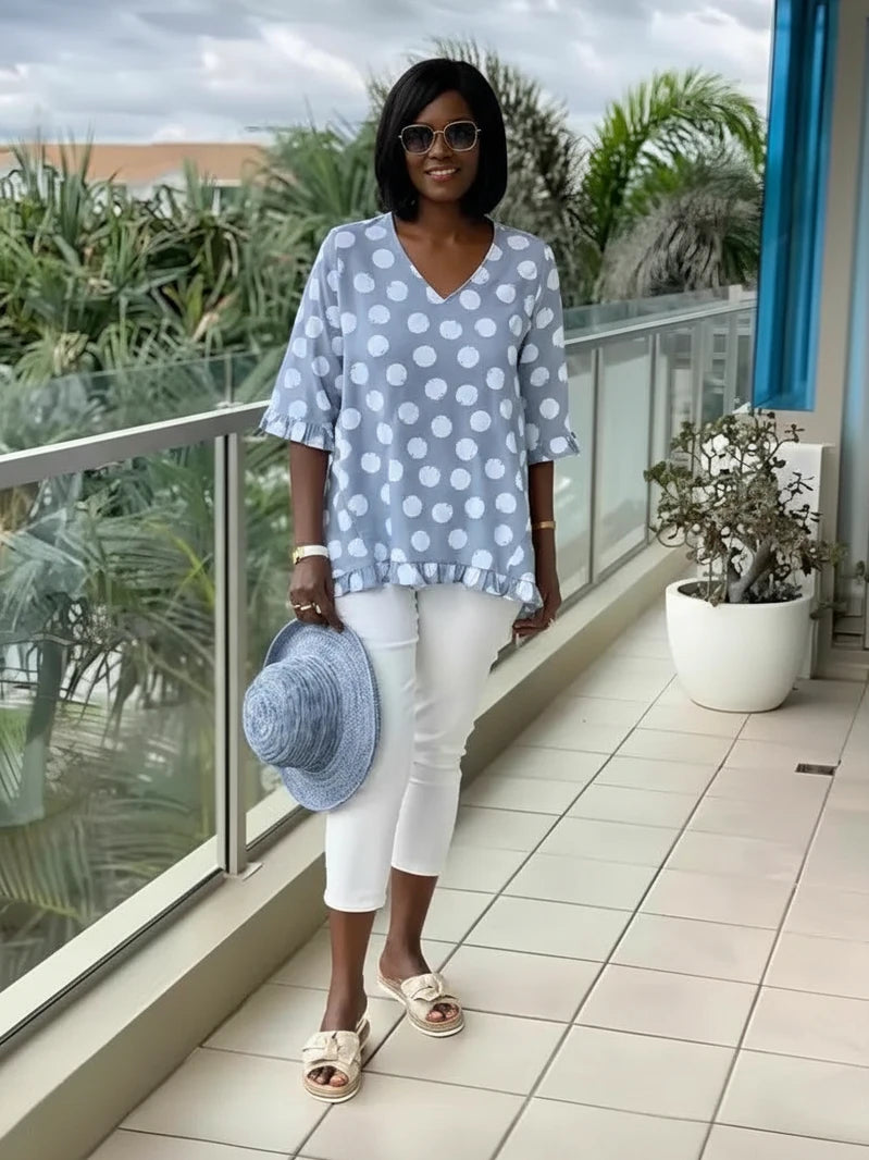 Women's Polka Dot Top