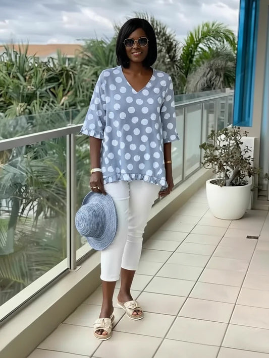 Women's Polka Dot Top