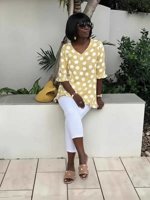 Women's Polka Dot Top