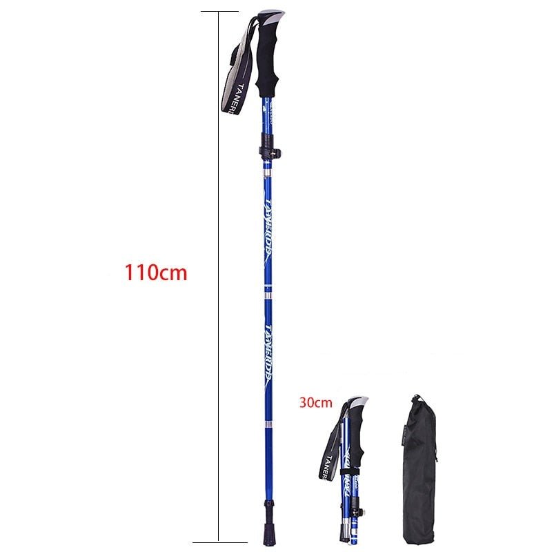 Adjustable Trekking Poles Wearclo | Foldable Trekking Poles | Lightweight and Durable for Outdoor Adventures
