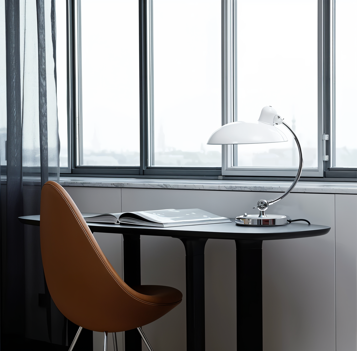 Adjustable Vintage Desk Lamp in Iron – Virella