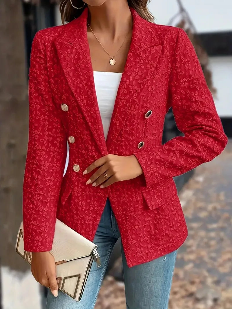 Image of Adrienne | Women's Double Breasted Blazer