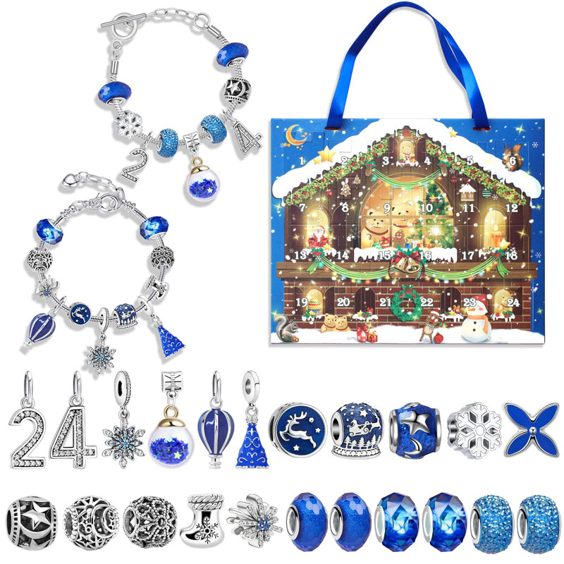 Advent Calendar | 24-Day Bracelet Set | DIY Jewelry Kit & Creative Christmas Activity