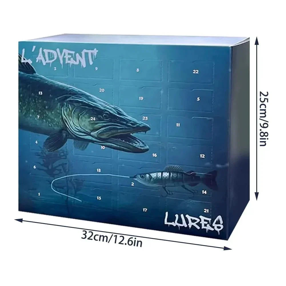 Advent Calendar for Anglers with 24 Unique Lures