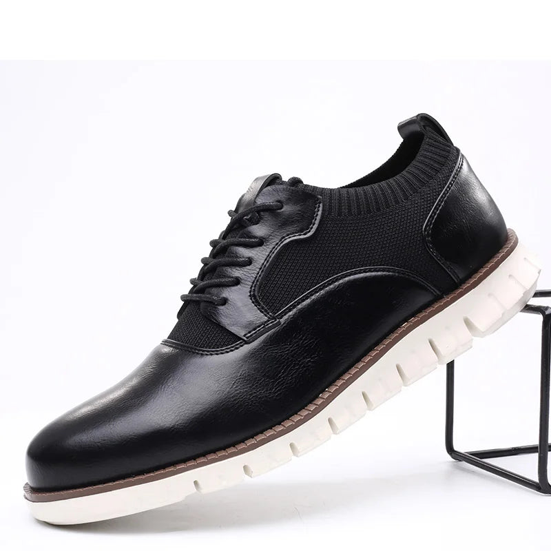 Image of Aiden | Men's Lace-Up Hybrid Dress Shoes
