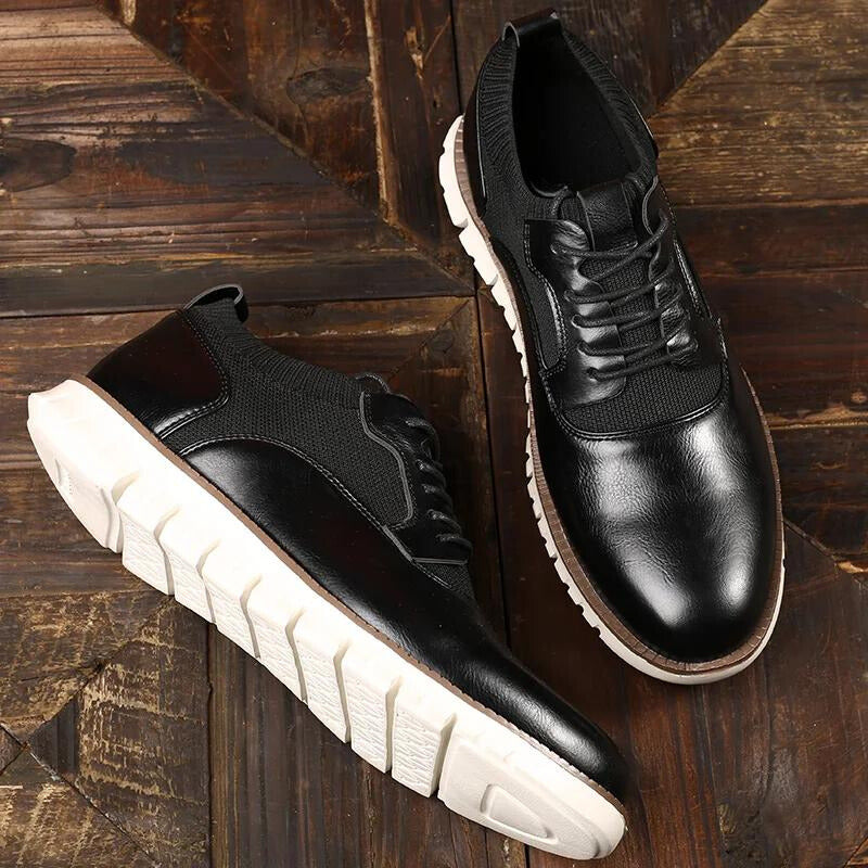 Image of Aiden | Men's Lace-Up Hybrid Dress Shoes
