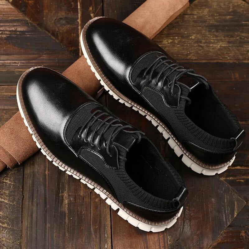 Image of Aiden | Men's Lace-Up Hybrid Dress Shoes