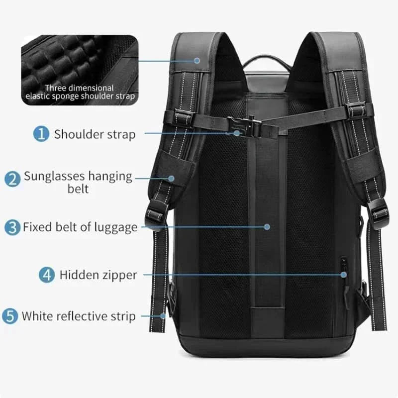 AIRTRAIL Backpack - Compressible laptop backpack for travelling