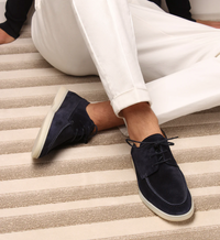 Wearclo | Men's Stylish Suede Lace-Up Shoes