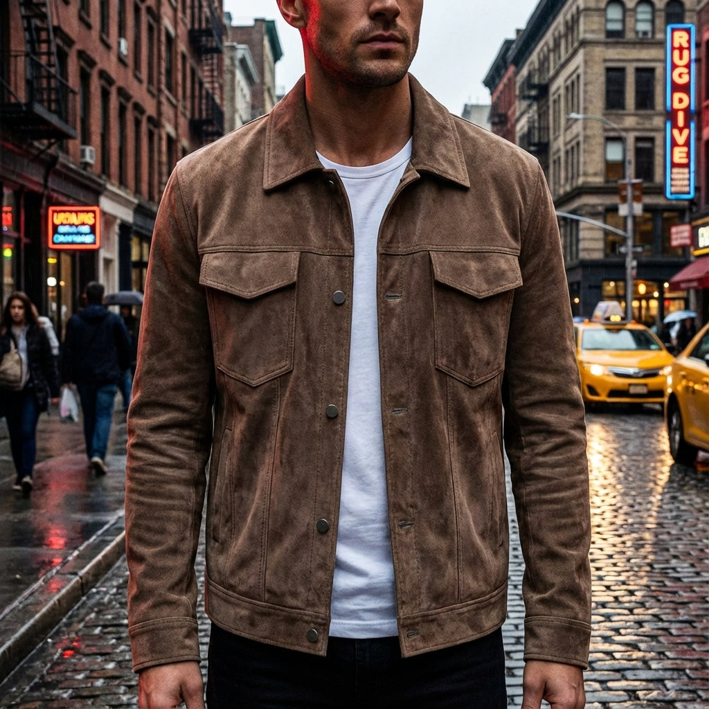Image of Alfred | Men's Button-Down Casual Jacket