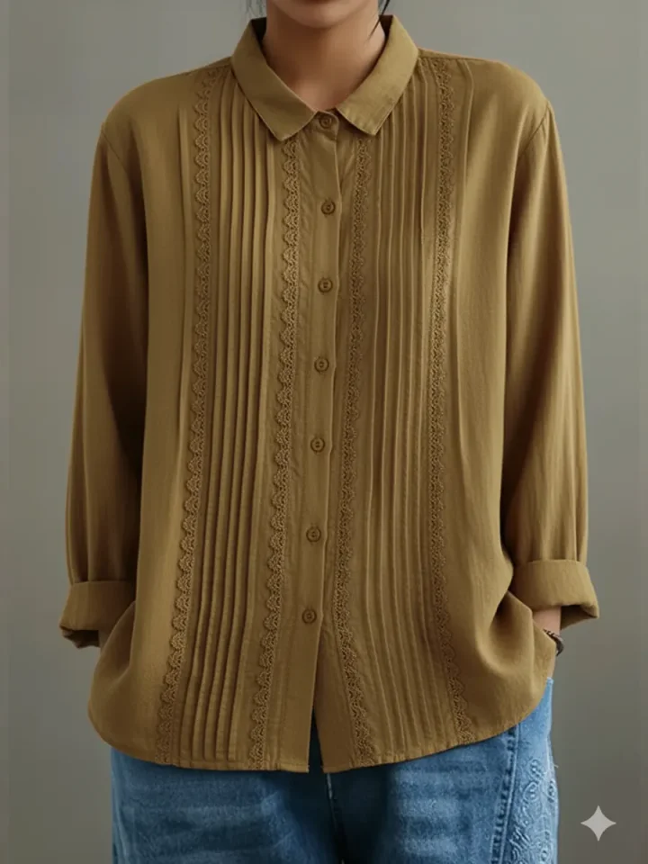 Image of Alice | Women's Long Sleeve Button-Down Shirt