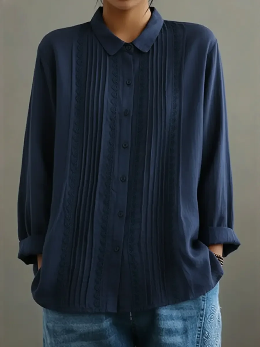 Image of Alice | Women's Long Sleeve Button-Down Shirt