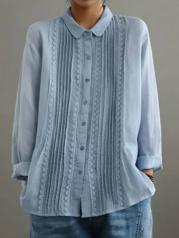 Image of Alice | Women's Long Sleeve Button-Down Shirt