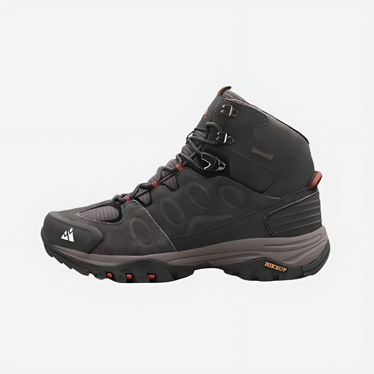 All-Weather Waterproof Hiking Boots with Rubber Grip Sole