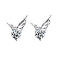 Angel Wings Silver Plated Earrings