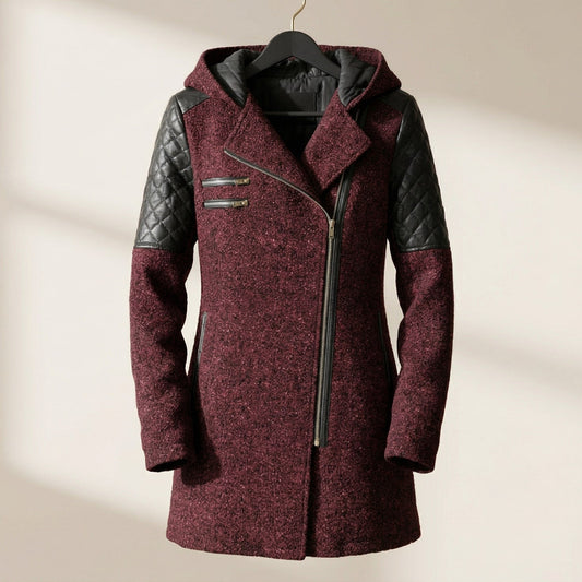 Image of Anne | Women's Asymmetrical Zip Coat