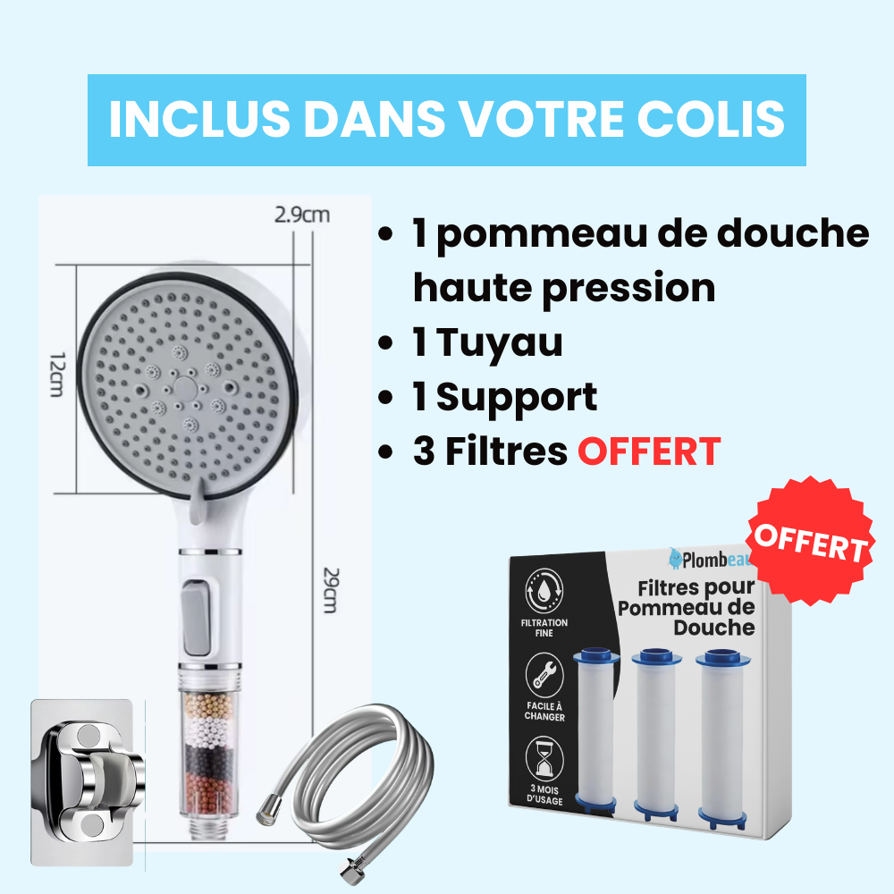 Anti-Limescale Filter Shower Head