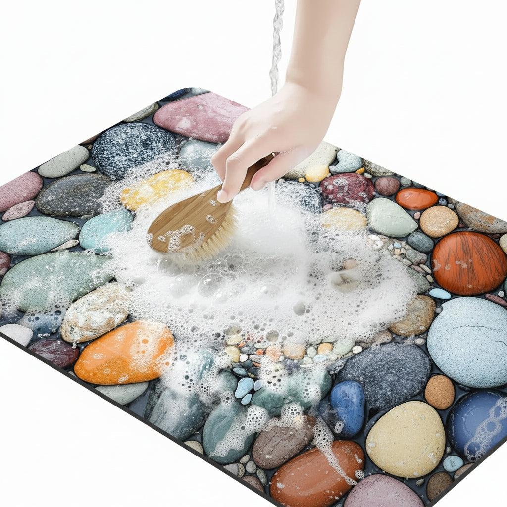 AQUASOFT BATH MAT – Diatomaceous Earth Bath Mat for Safety & Comfort