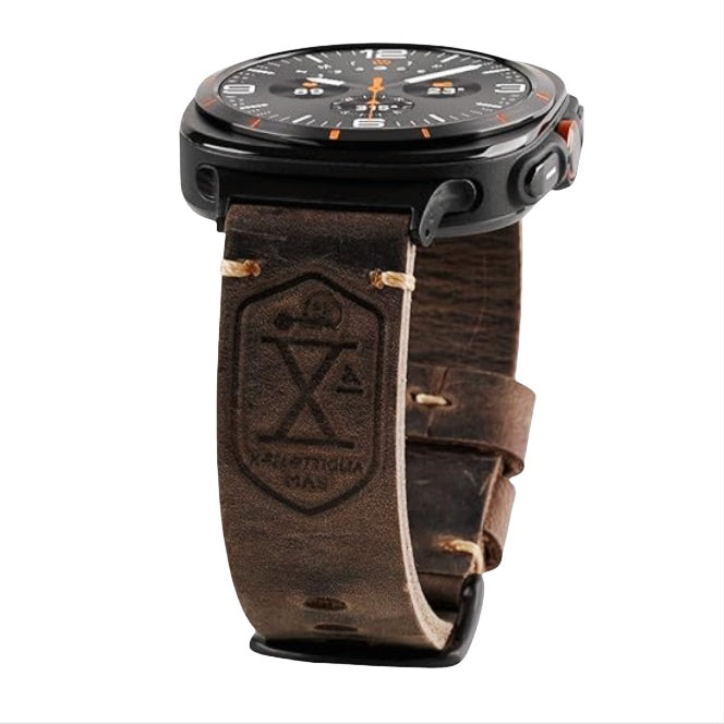 Ardentora Vintage Leather Strap for Samsung Watch Ultra