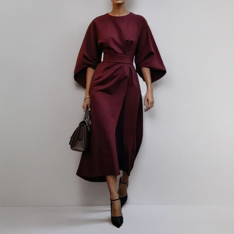 Aria – Women's Long Maxi Dress with Batwing Sleeves