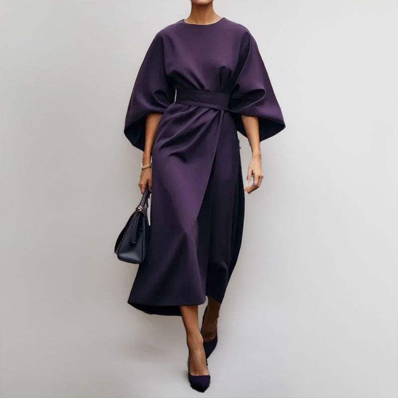 Aria – Women's Long Maxi Dress with Batwing Sleeves