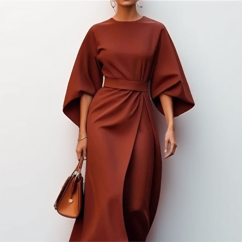 Aria – Women's Long Maxi Dress with Batwing Sleeves