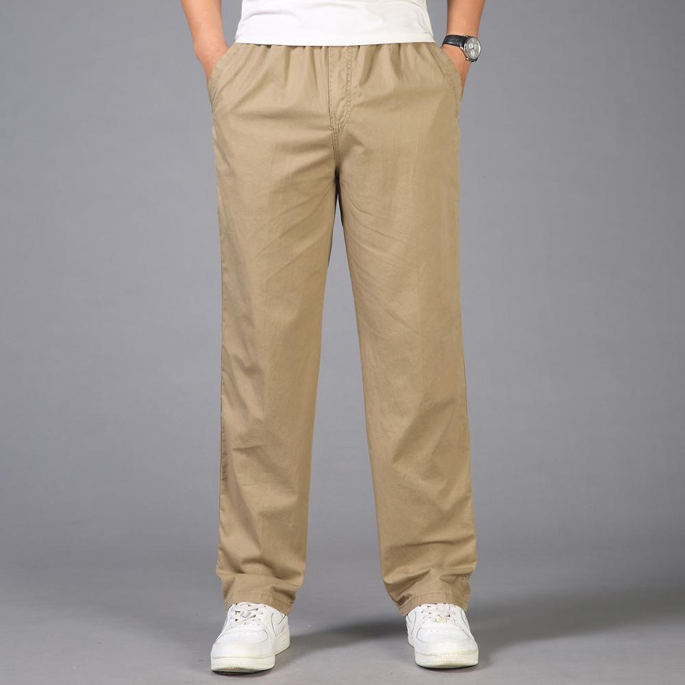 Image of Arlo | Men's Elastic Waist Straight Leg Pants