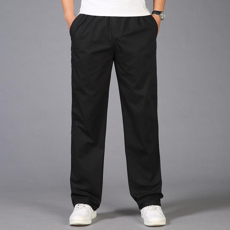Image of Arlo | Men's Elastic Waist Straight Leg Pants