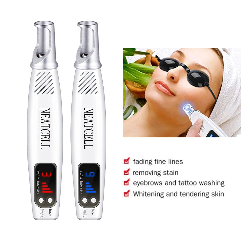 AstraGlow Home Laser Pen For Tattoo, Mole And Freckle Removal