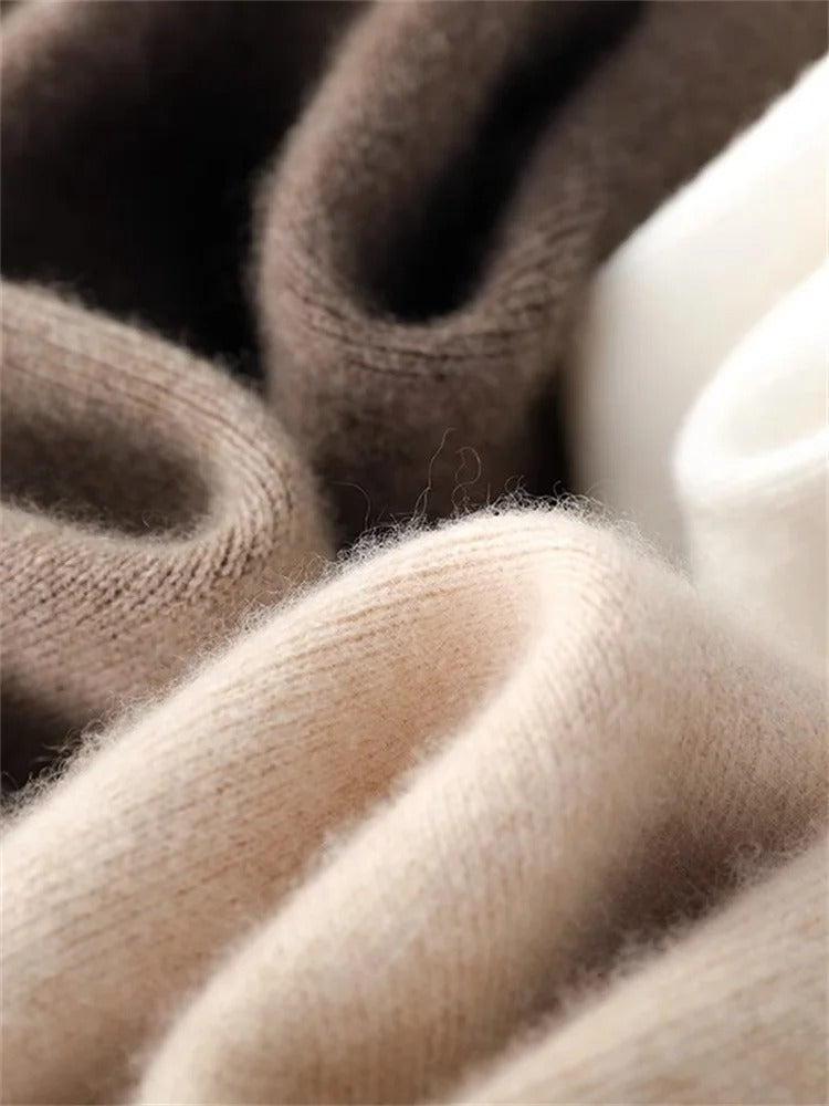 AstraSilk High-Waisted Cashmere Comfort Pants For All-Day Warmth And Softness