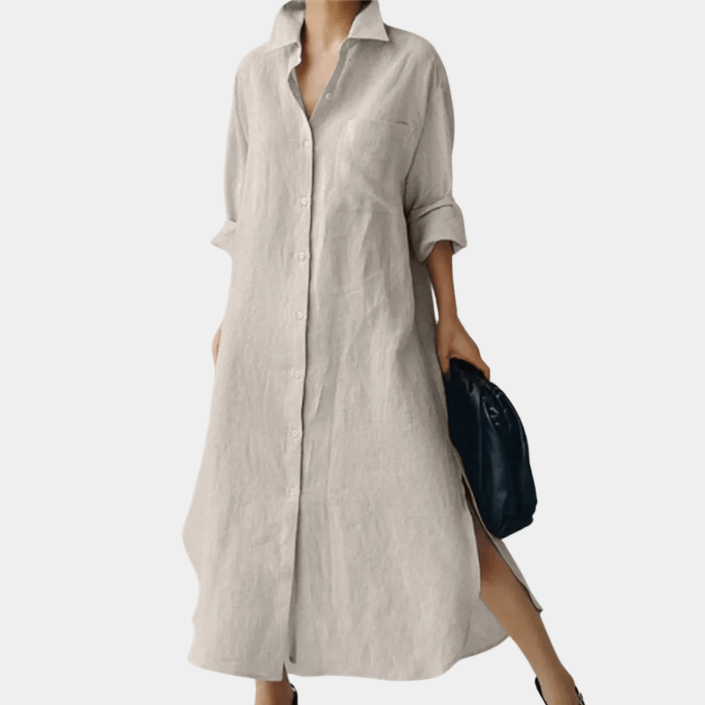 Image of Bailey | Women's Button-Down Maxi Dress