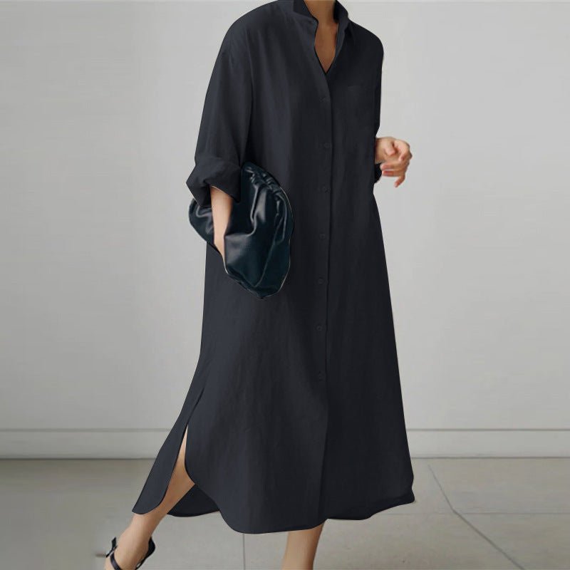 Image of Bailey | Women's Button-Down Maxi Dress
