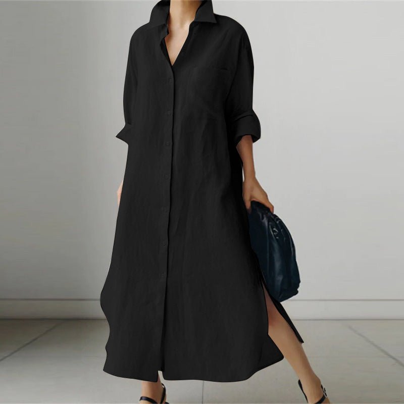 Image of Bailey | Women's Button-Down Maxi Dress