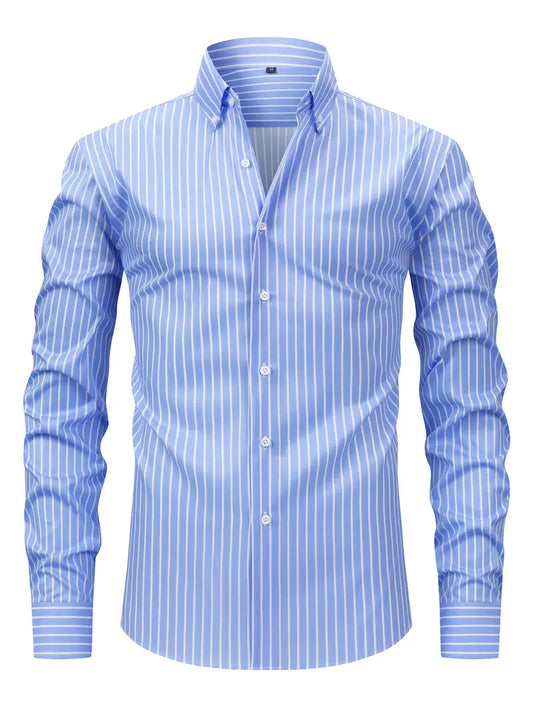 Image of Barney | Men's Button-Down Long Sleeve Shirt