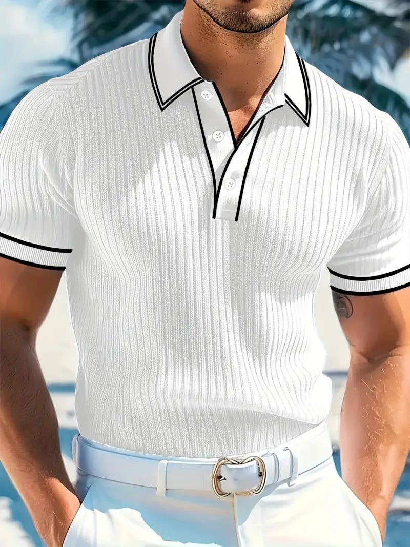 Image of Bernard | Men's Slim-Fit Polo Shirt