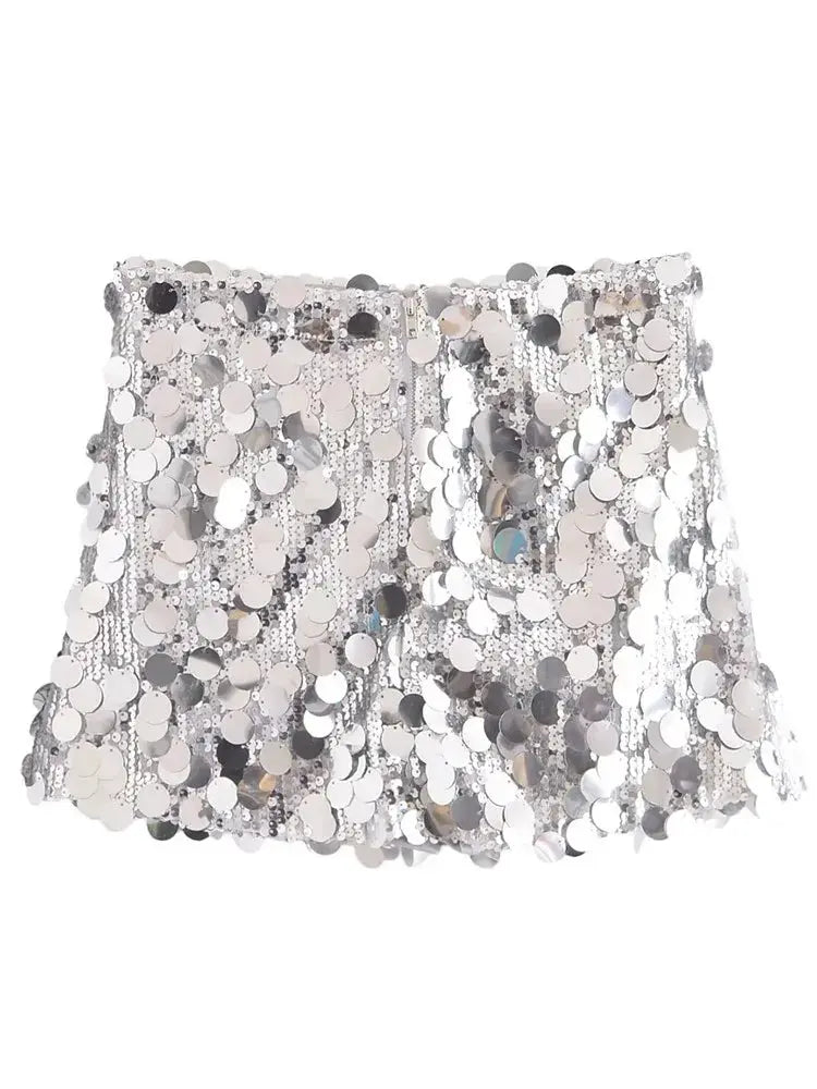 Image of Beverly | Women's Sequin Mini Skirt