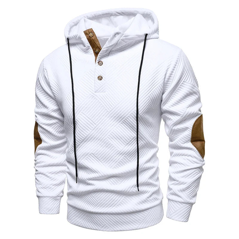 Image of Blaine | Men's Button Placket Hoodie